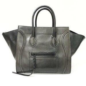 Celine Luggage Phantom Gray Black Bag B